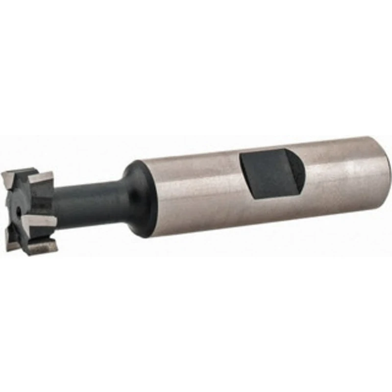 Value Collection 9/16 Diam, 15/64 Wide, High Speed Steel T-Slot Cutter 17/64 Neck Diam, 1/2 Shank Diam, 1-13/16 Shank...